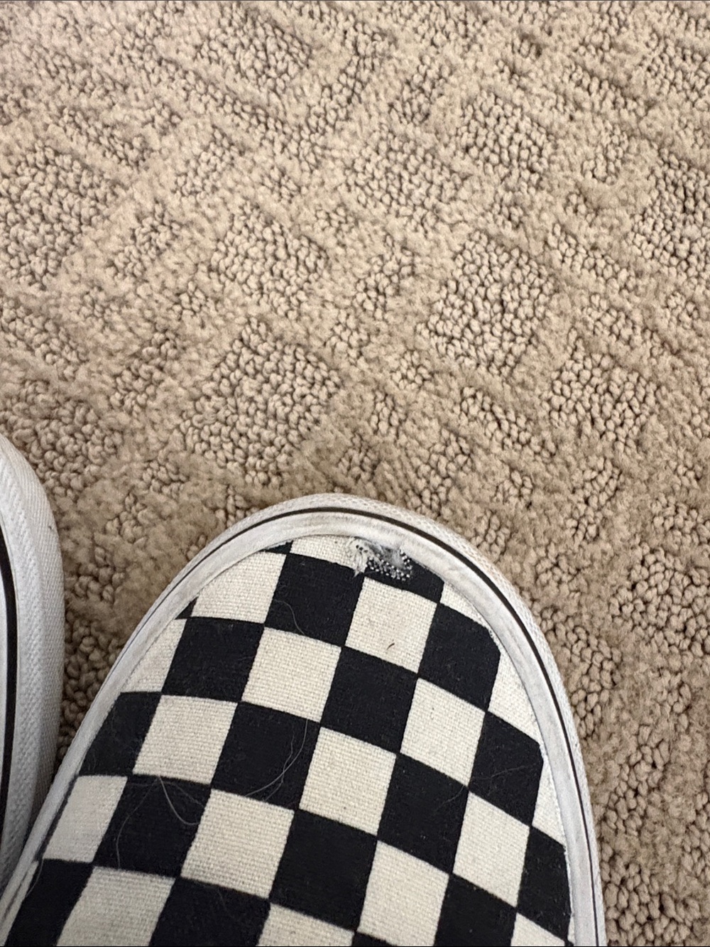 Vans Checkerboard Slip-On Sneakers - Black & White - Picture 2 of 3